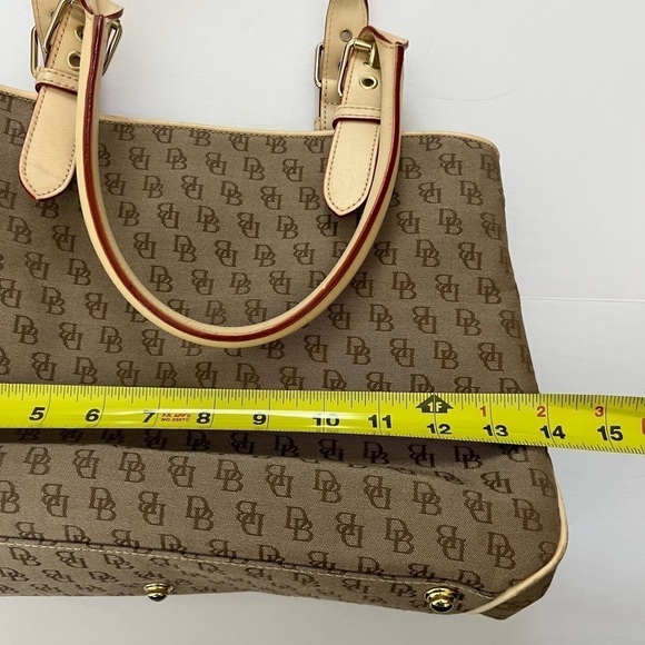 Dooney & Bourke Signature Satchel Shoulder Bag Brown - Picture 13 of 15